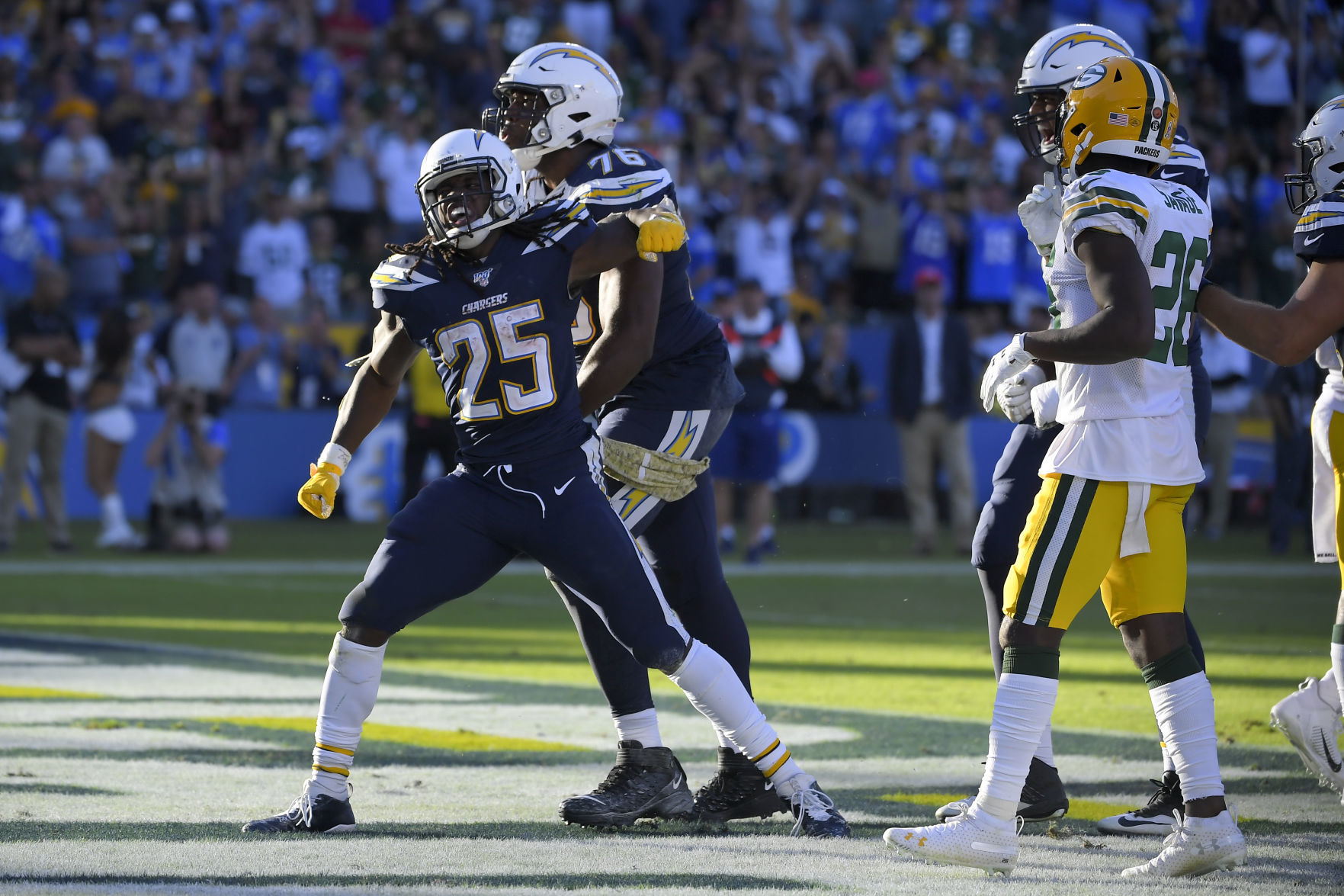 Chargers 26, Packers 11